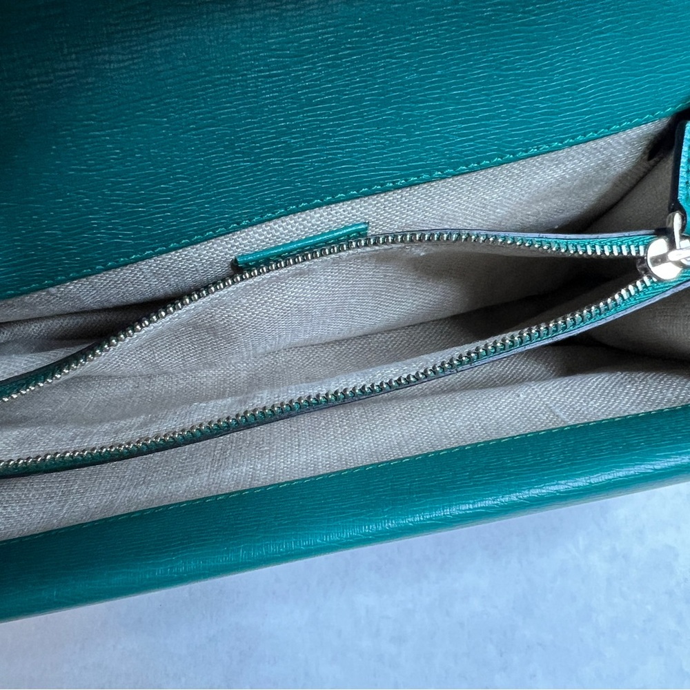 GUCCI Teal Medium Dionysus Blooms Leather Shoulder Bag - Picture 11 of 15
